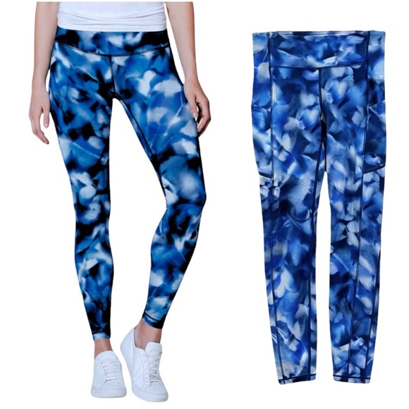 Lululemon Wunder Under Full-On Blush Blossom Alpine White Midnight Navy Size 4 - Picture 1 of 11